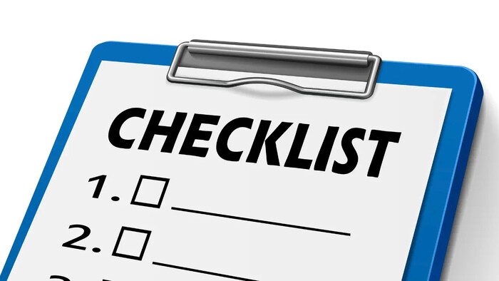 Visual checklist for maintaining a smooth and error-free website operation